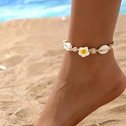 White Anklets