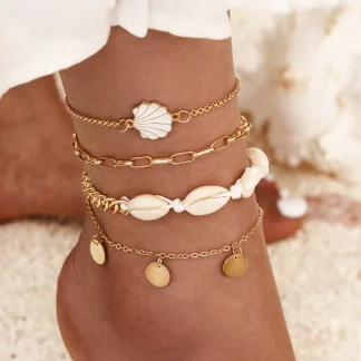 Summer Shell Chain Anklet