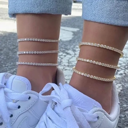 Glimmering Fashion Anklet - Image 3